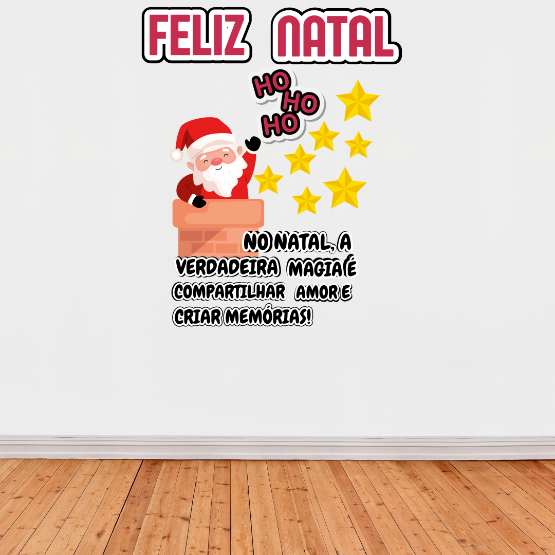 MURAL NATAL (Tema Papai Noel)