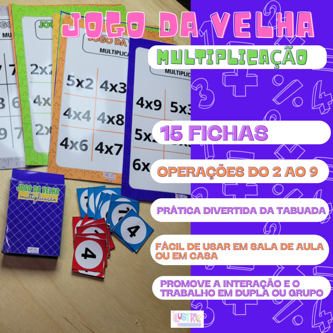 JOGO DA VELHA MULTIPLICAÇÃO