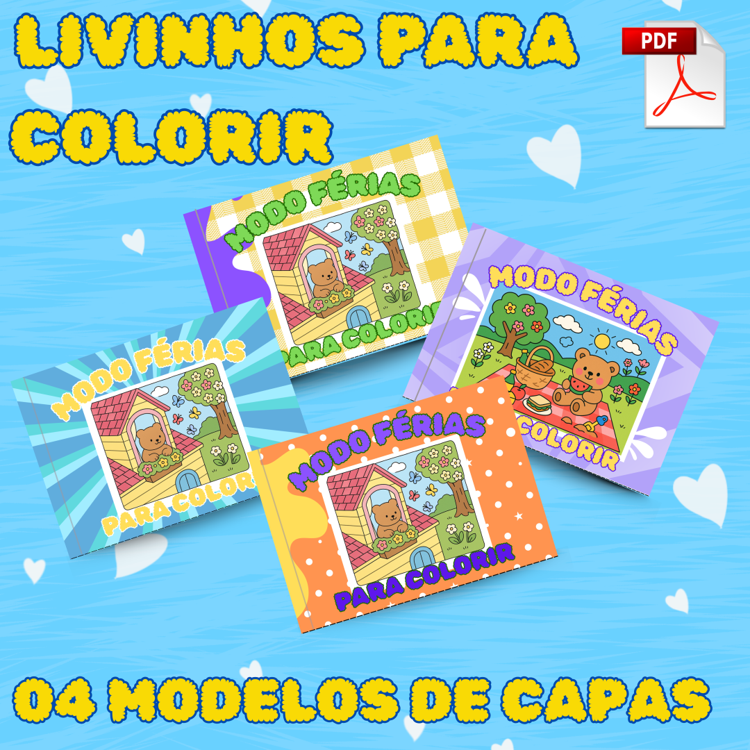 LIVRINHO PARA COLORIR: MODO FÉRIAS