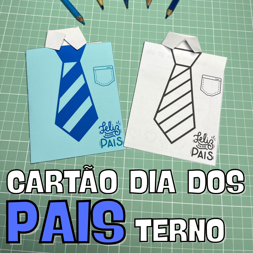 CARTÃO DIA DOS PAIS TERNO