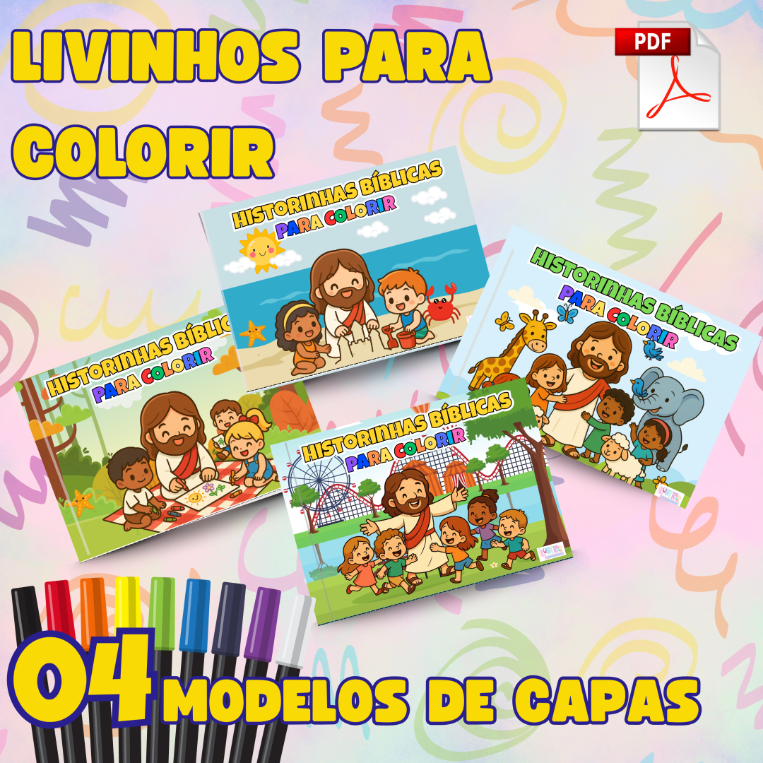 LIVRINHO PARA COLORIR: HISTORINHAS BÍBLICAS