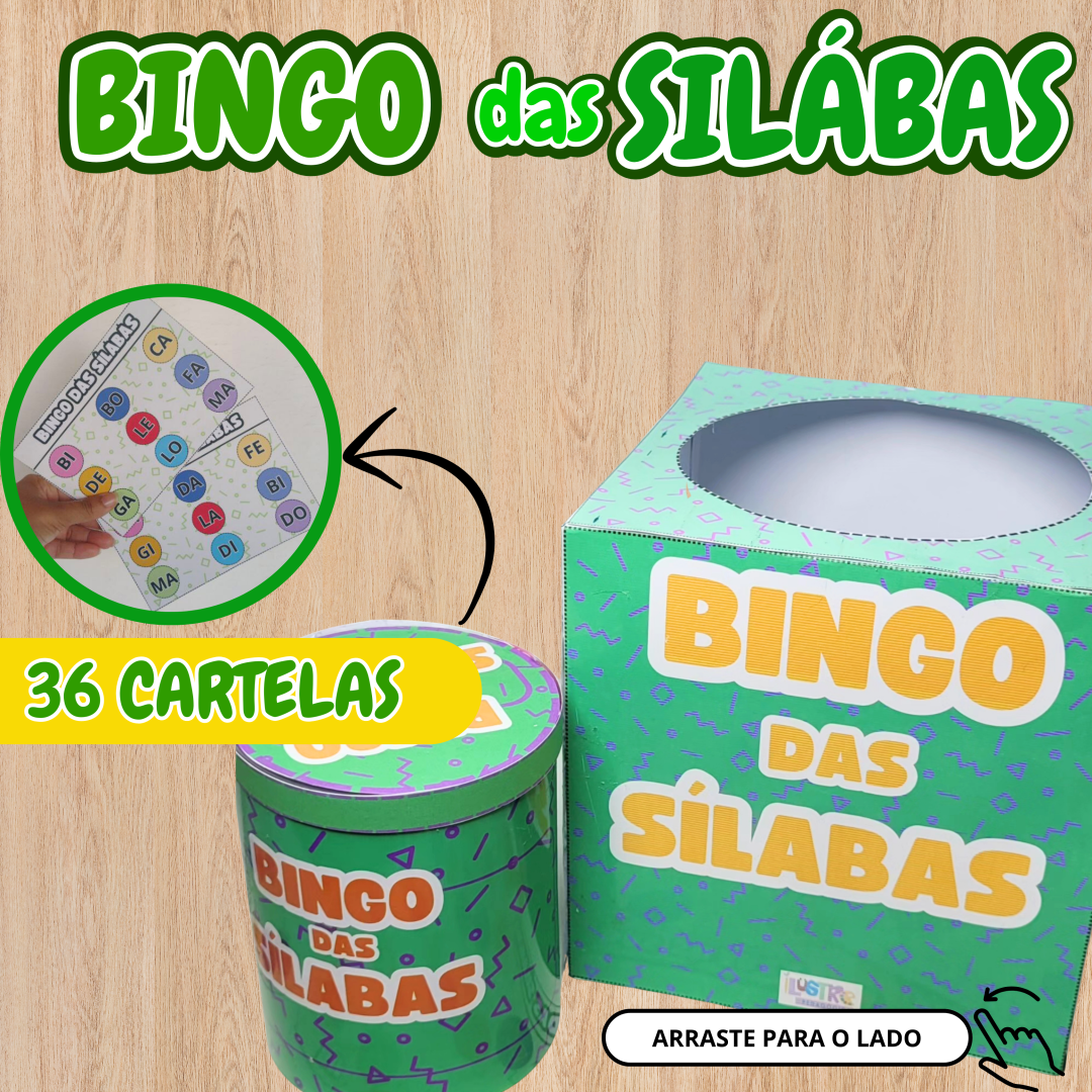 BINGO SILÁBICO: Sílabas Simples