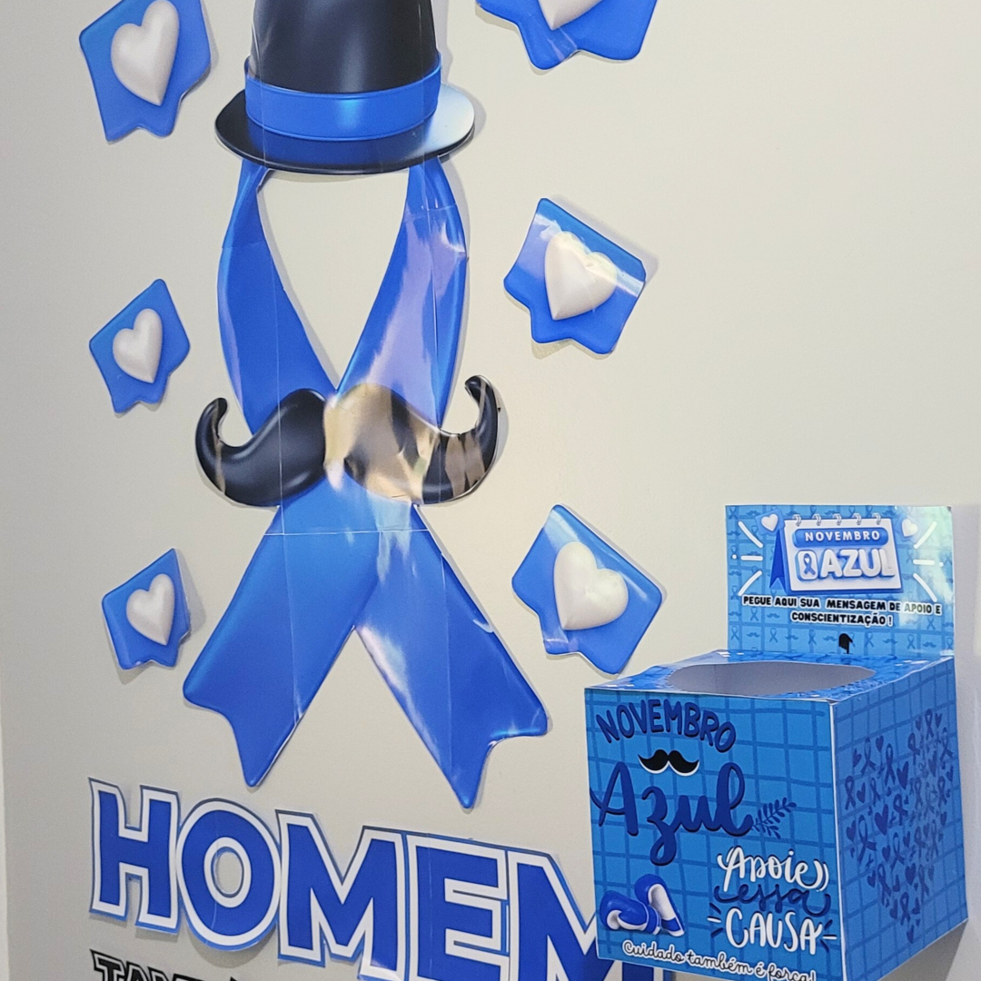 KIT NOVEMBRO AZUL (CAIXINHA + MURAL)