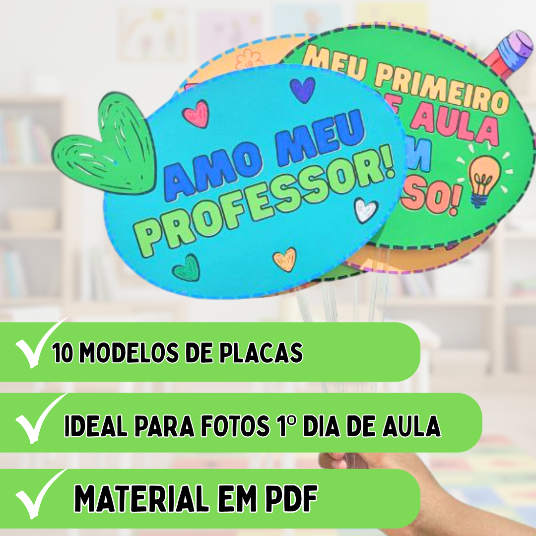 PLAQUINHAS VOLTA ÀS AULAS