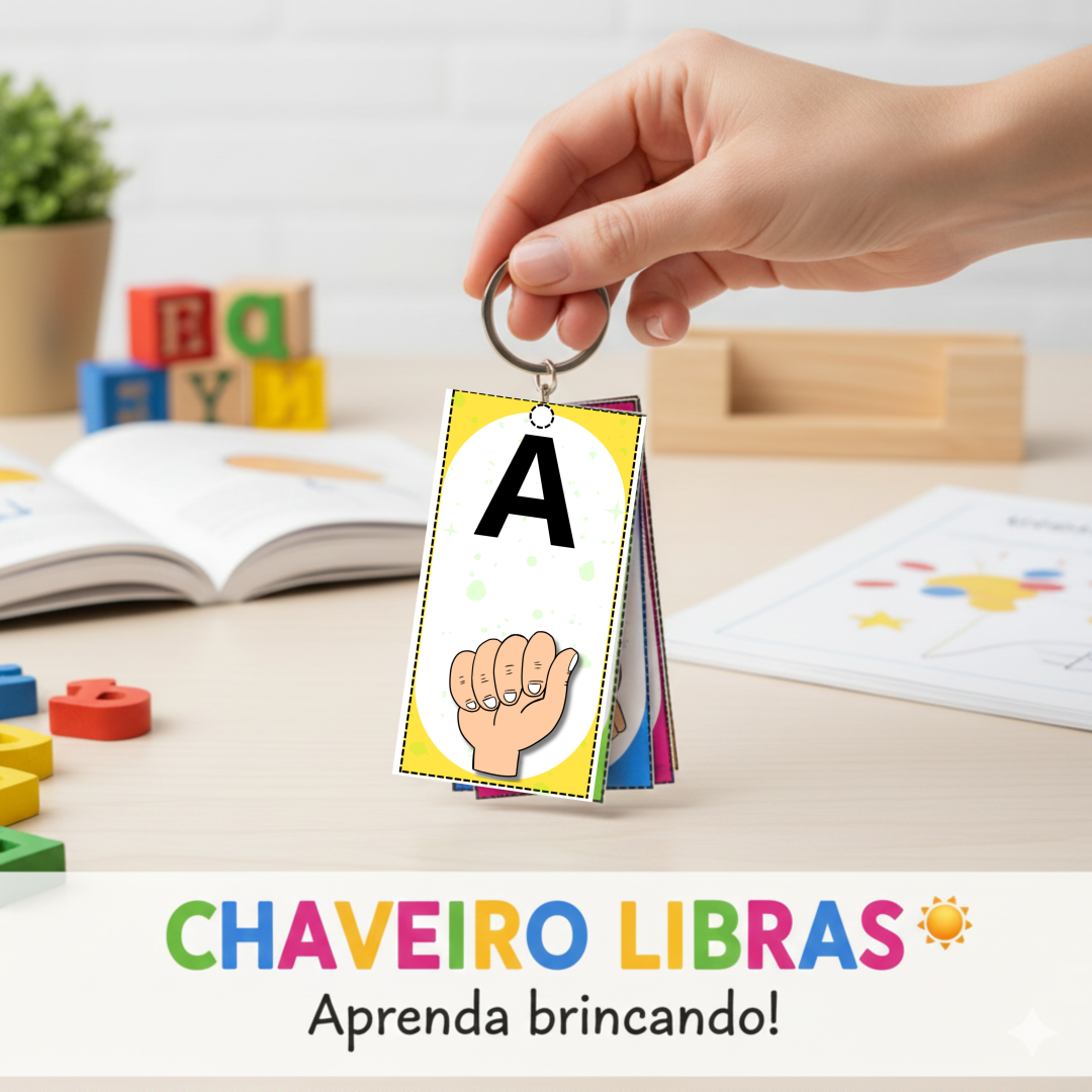 CHAVEIRO EM LIBRAS VERSÃO 2