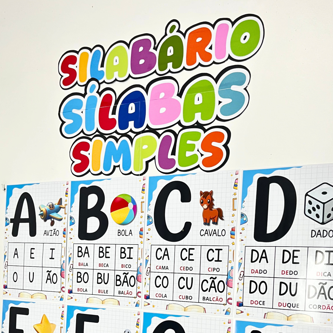 SILABÁRIO DAS SÍLABAS SIMPLES