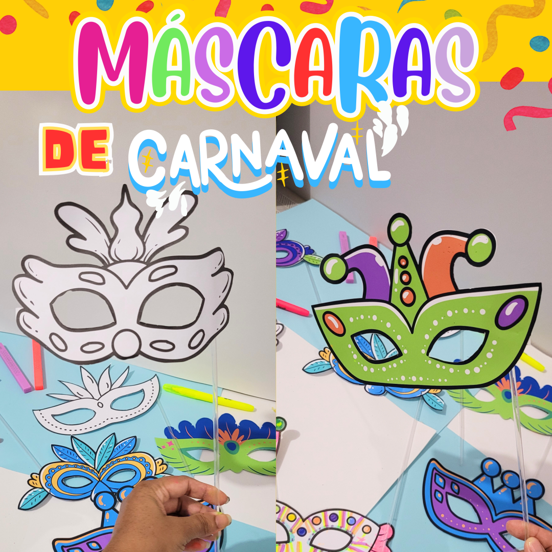 MÁSCARAS DE CARNAVAL