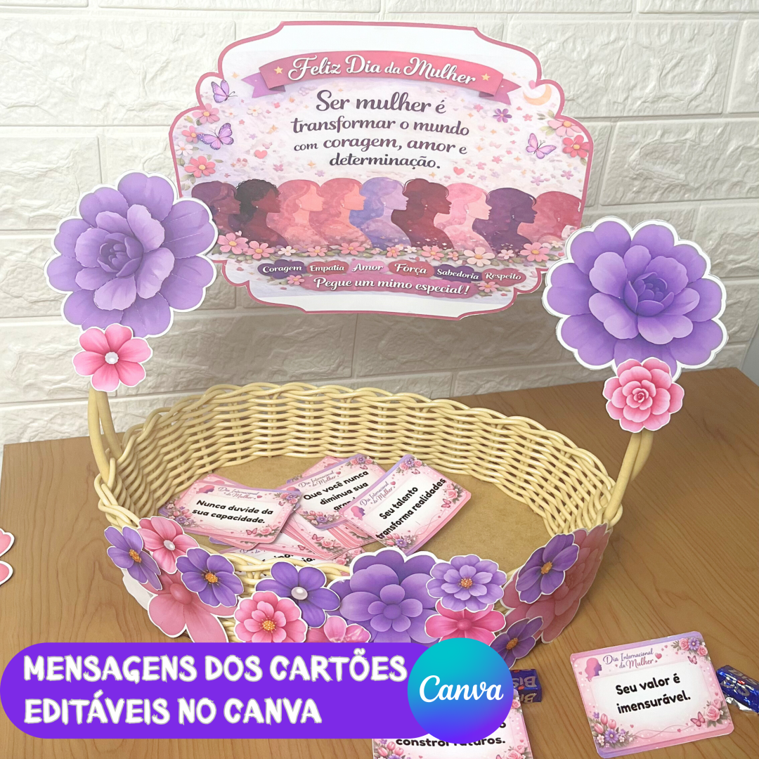 CESTA DIA INTERNACIONAL DA MULHER