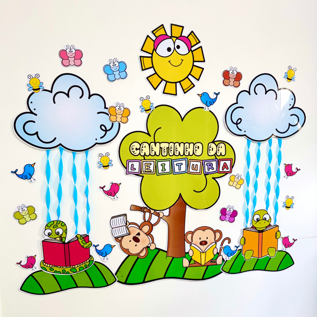 PAINEL CANTINHO DA LEITURA: BICHINHOS