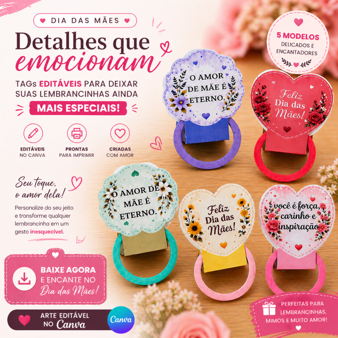 TAGS PARA XUXINHA DIA DAS MÃES