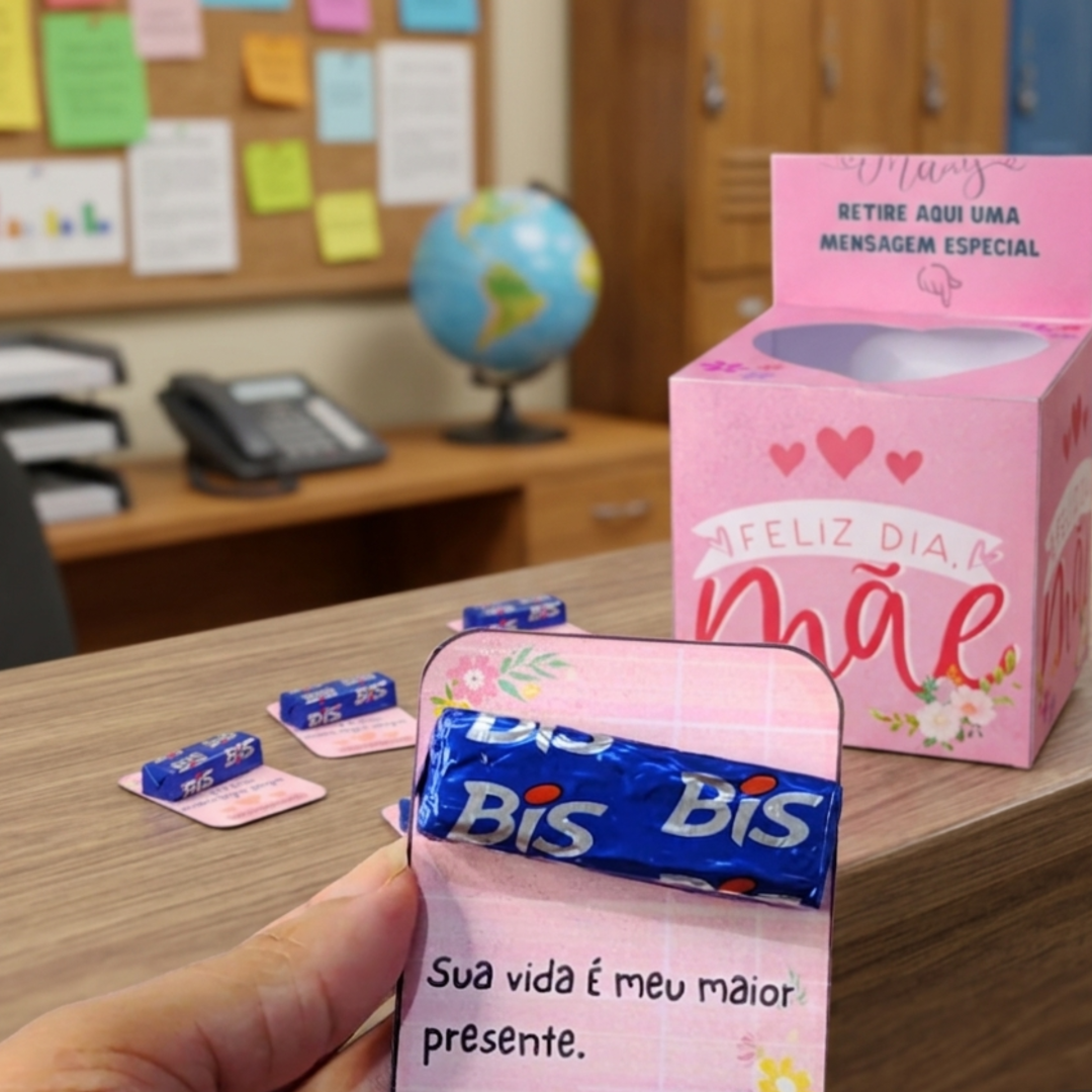 CAIXA PORTA MIMO DIA DAS MÃES