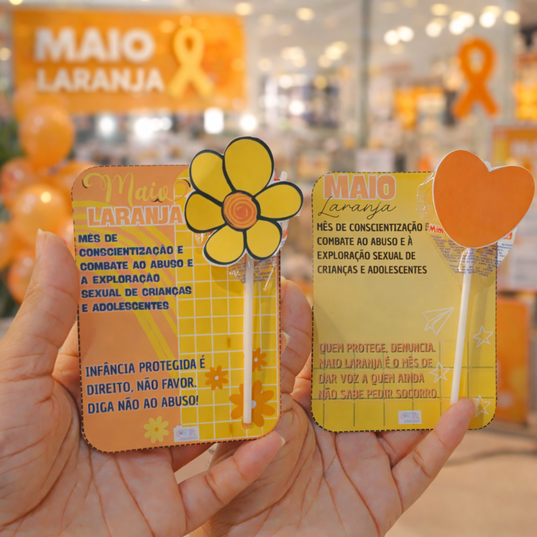 CARTÃO MAIO LARANJA