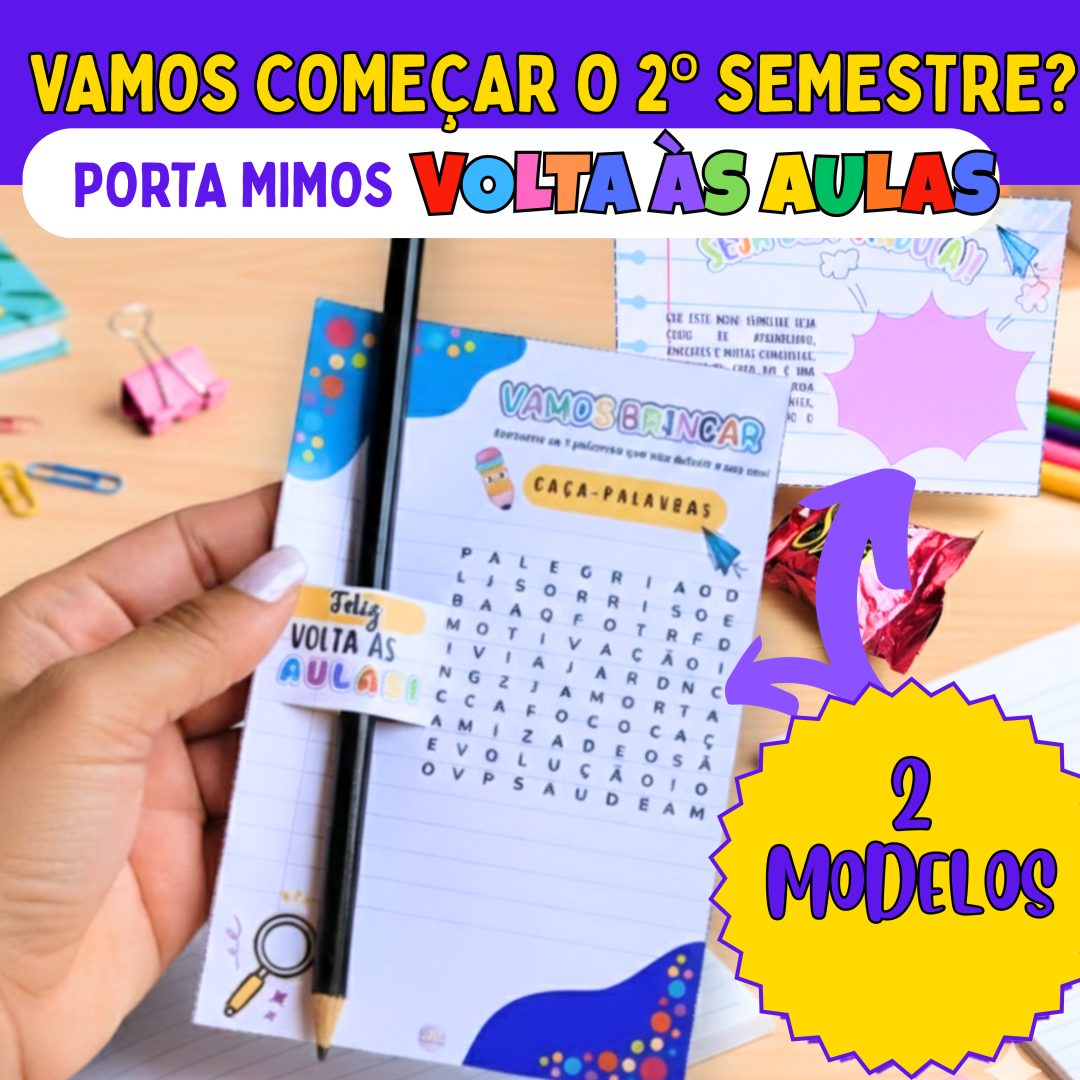 PORTA MIMO VOLTA ÀS AULAS